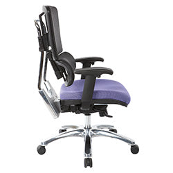 Vertical Black Mesh Back Chair